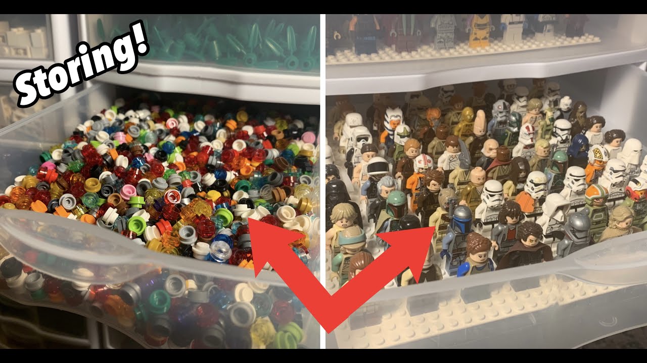 How I Sort & Store My Lego Bricks/Minifigures