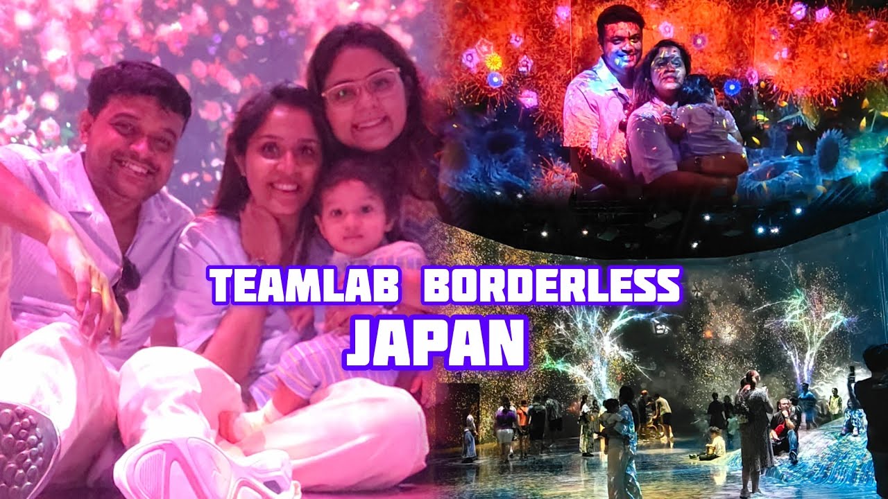 ✨🌈Team Lab Borderless Japan| First Day in Japan🇯🇵#japanvlog #japan #teamlab #tokyo #trending #viral 
