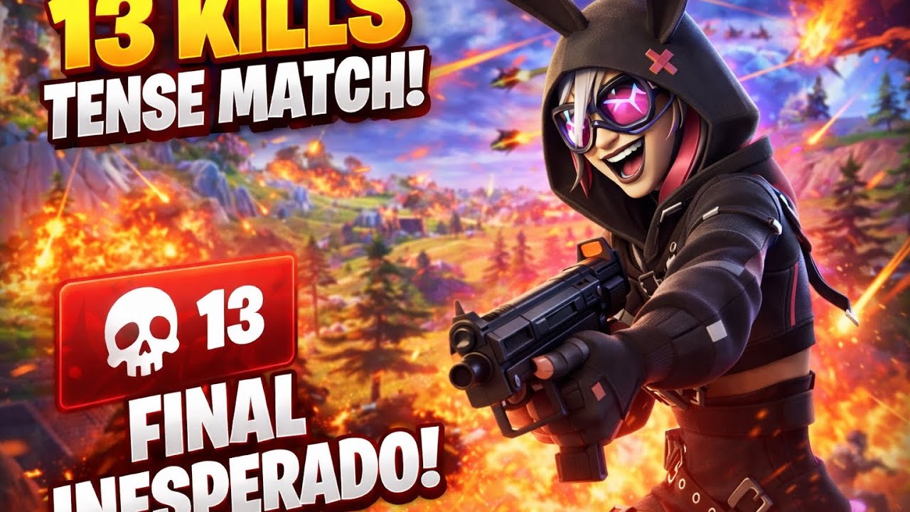 ¡13 KILLS EN UNA PARTIDA DE INFARTO! 😱🔥 FINAL TOTALMENTE INESPERADO | Fortnite