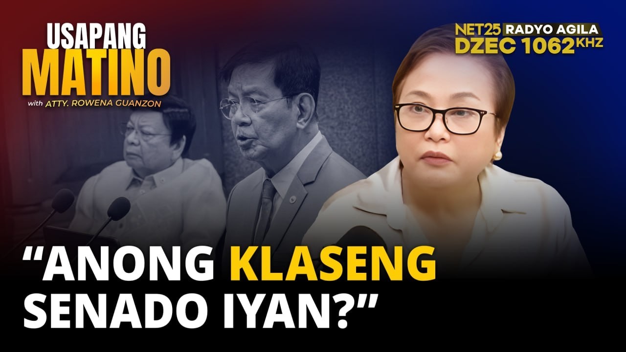 GUANZON SUMABOG! “Anong Klaseng Senado ‘Yan?” – Tantrums at Ayaw Ma-Interpolate?