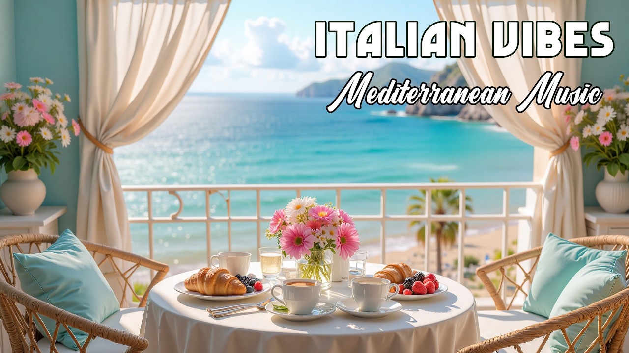 The Best 🇮🇹 Italian Music🎶 Italian Vibes 🎶 1+ Hour Scenic Amalfi Coast & Lake Como Relaxation 4K