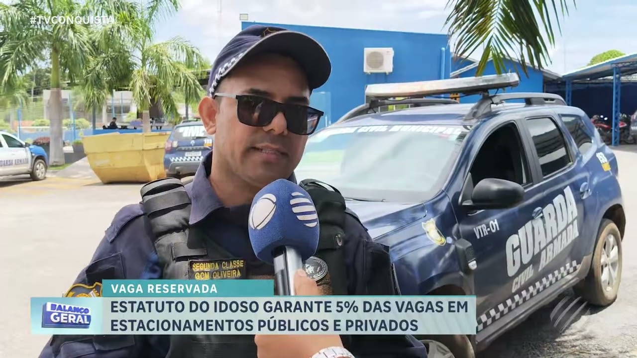 Idosos são multados por não usar cartão obrigatório em vagas preferenciais