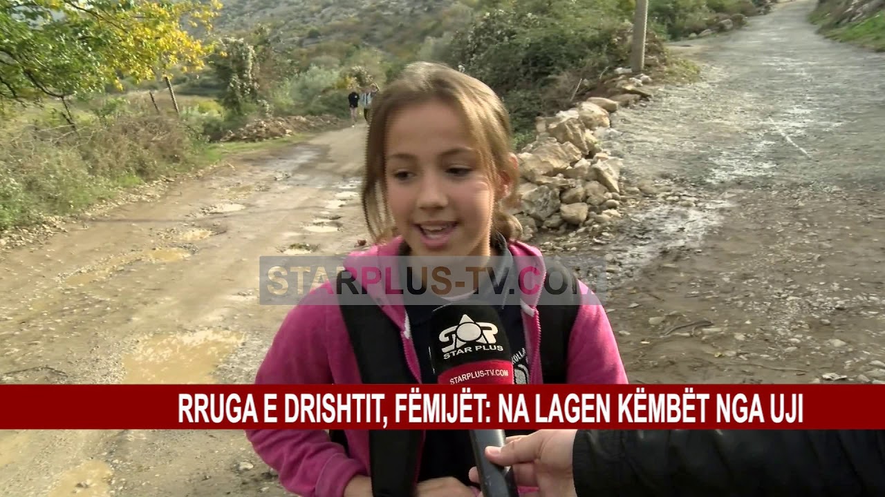 RRUGA E DRISHTIT, FËMIJËT: NA LAGEN KËMBËT NGA UJI