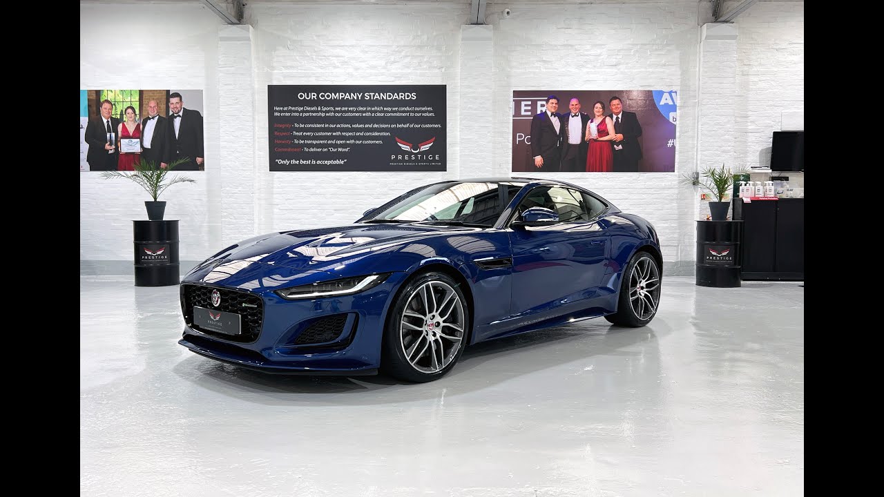Jaguar F Type R Dynamics P450 5.0 V8 Supercharged Auto Bluefire Metallic