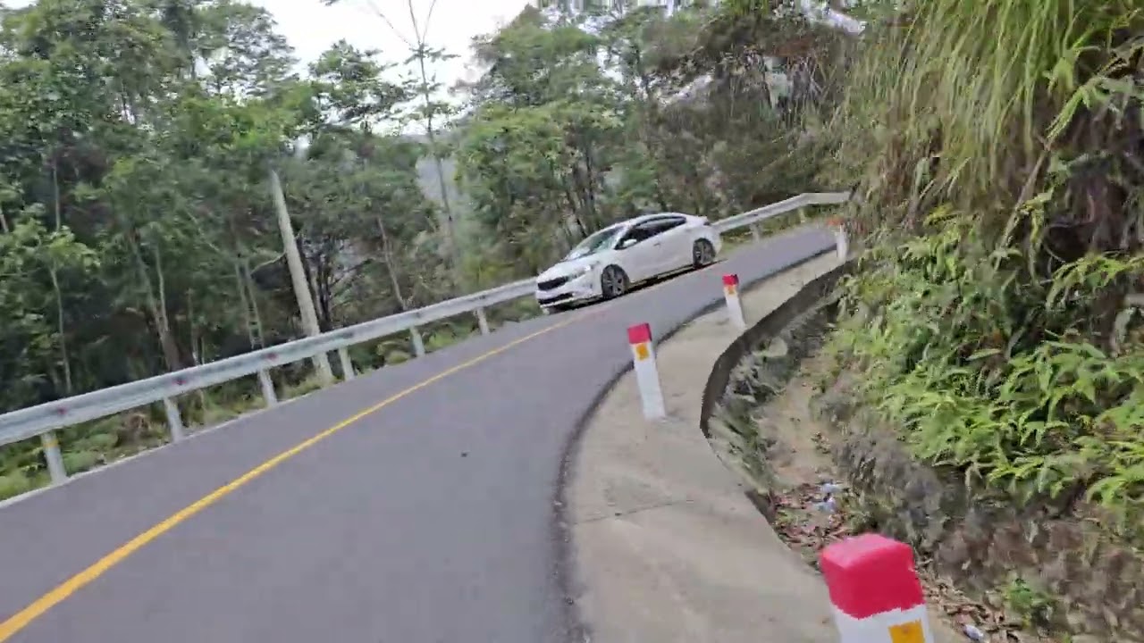 Đường lên chùa Trúc  Lâm Hòn Bà 