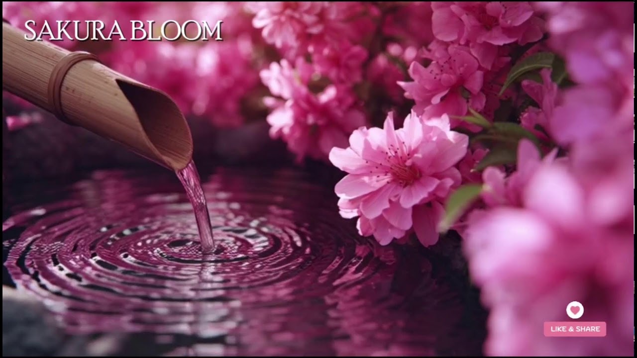 🔴 桜の調べ – 日本庭園の水音と風鈴の癒し | 心を落ち着ける音楽👉 Zen garden + wind chimes vibes.