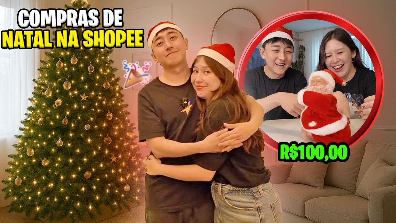 Decorei minha casa pro NATAL com produtos da SHOPEE