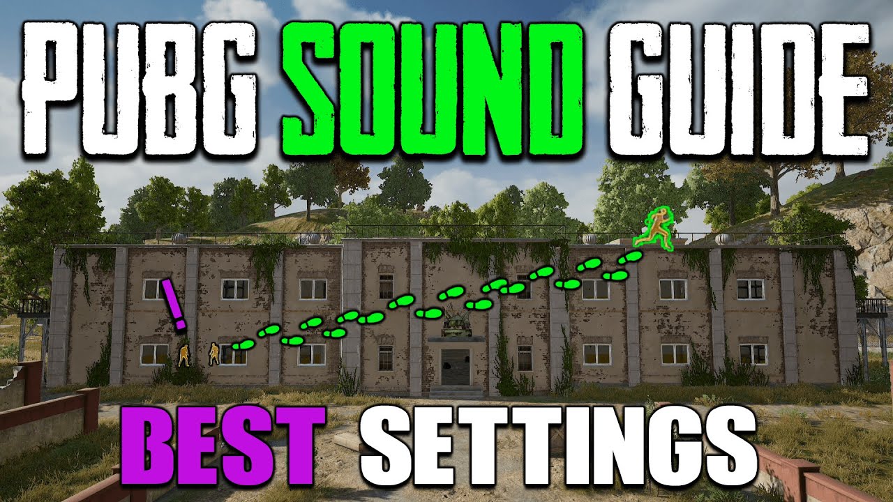 ULTIMATE PUBG SOUND SETTINGS  | FIX FOOTSTEPS | AUDIO GUIDE | SOUND LOCK |