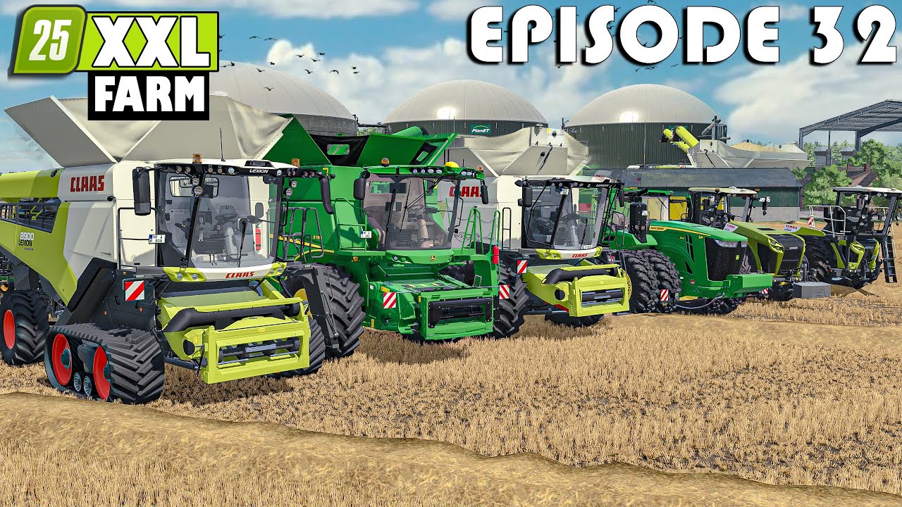 Harvesting 700.000l of BARLEY🌾 | The XXL FARM | Farming Simulator 25