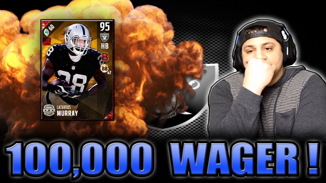 EA WANTS ME TO GO CRAZY! (100K WAGER) - MADDEN 17 ULTIMATE TEAM
