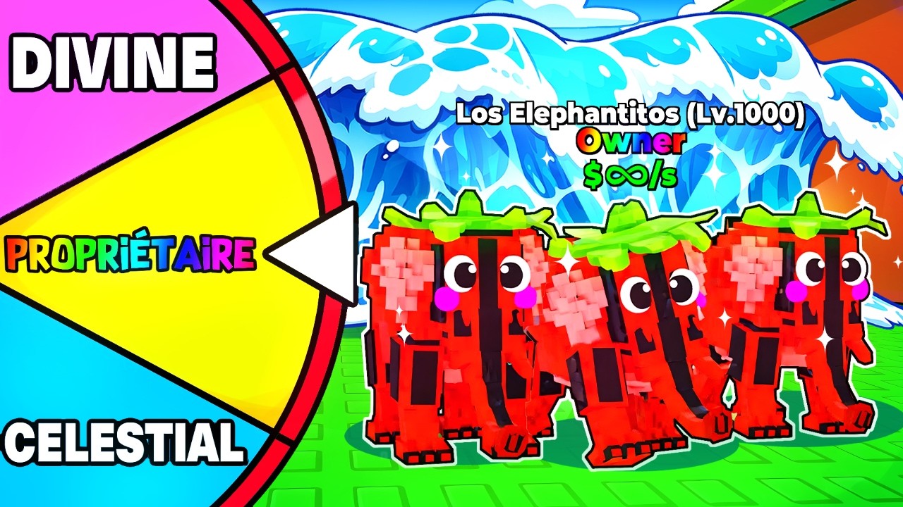La ROUE du PROPRIETAIRE décide de mes BRAINROTS sur TSUNAMI BRAINROTS !