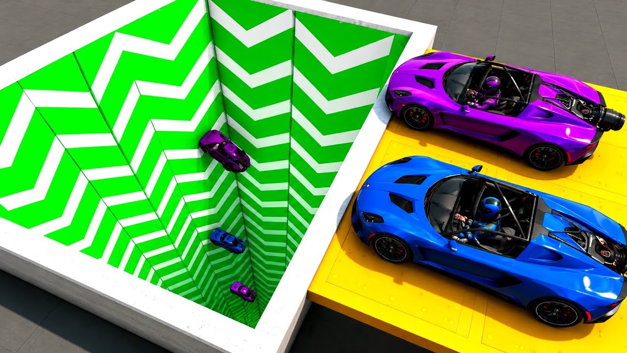 The Deepest Speed Boost Pit Ever - GTA 5 online