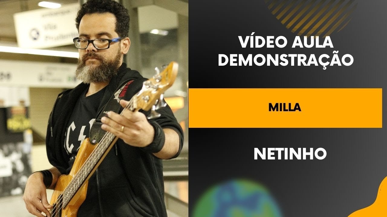 MILLA - NETINHO - VÍDEO AULA DE CONTRABAIXO DEMONSTRAÇAO META 15 LIKES