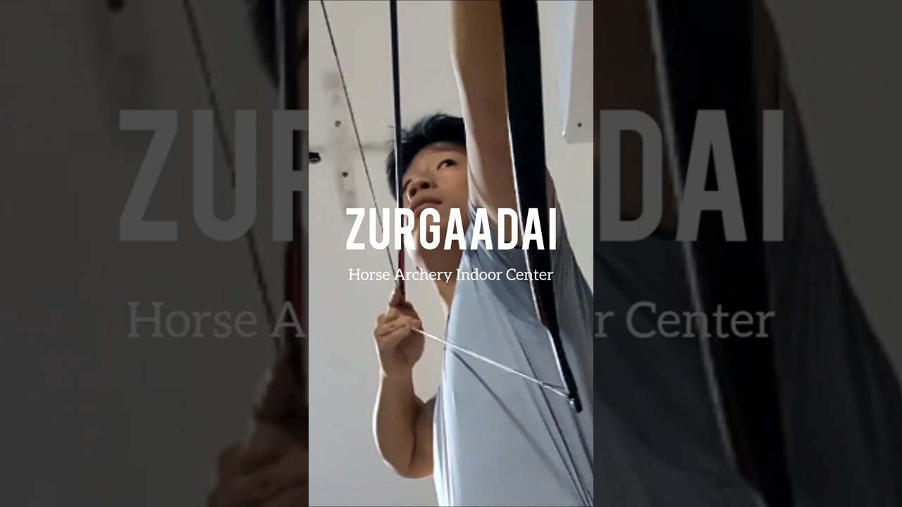 Mongolian archery training in Ulanbaatar