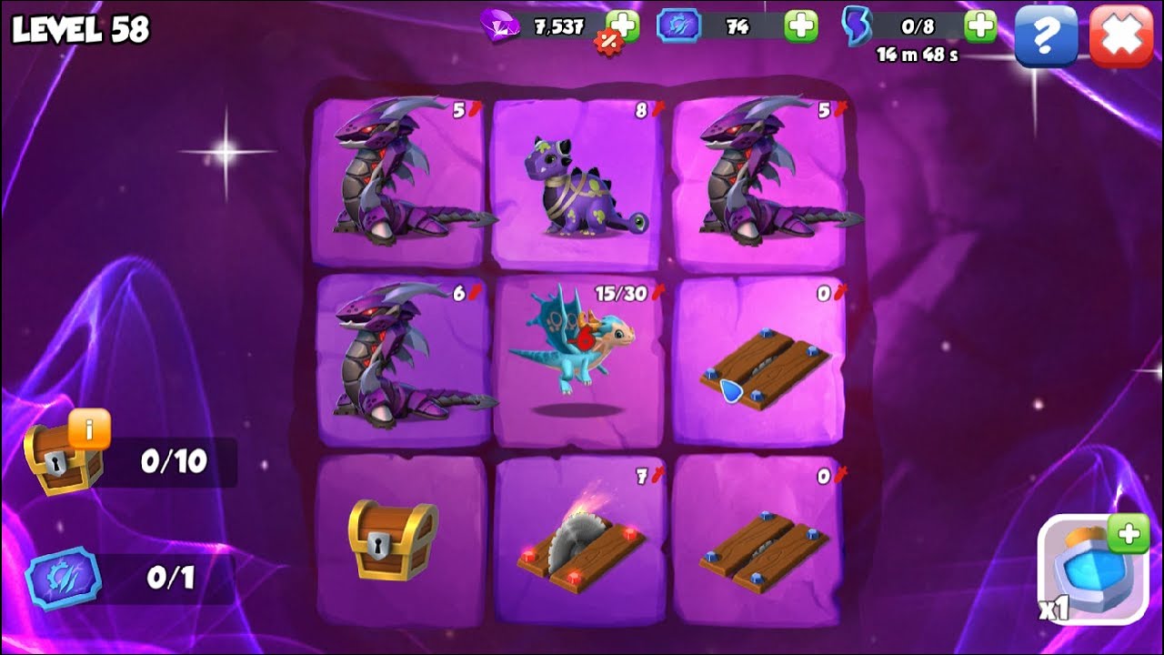 Level 58 Laterna Grid puzzle Event | 341 Laterna Dragon piece | DML