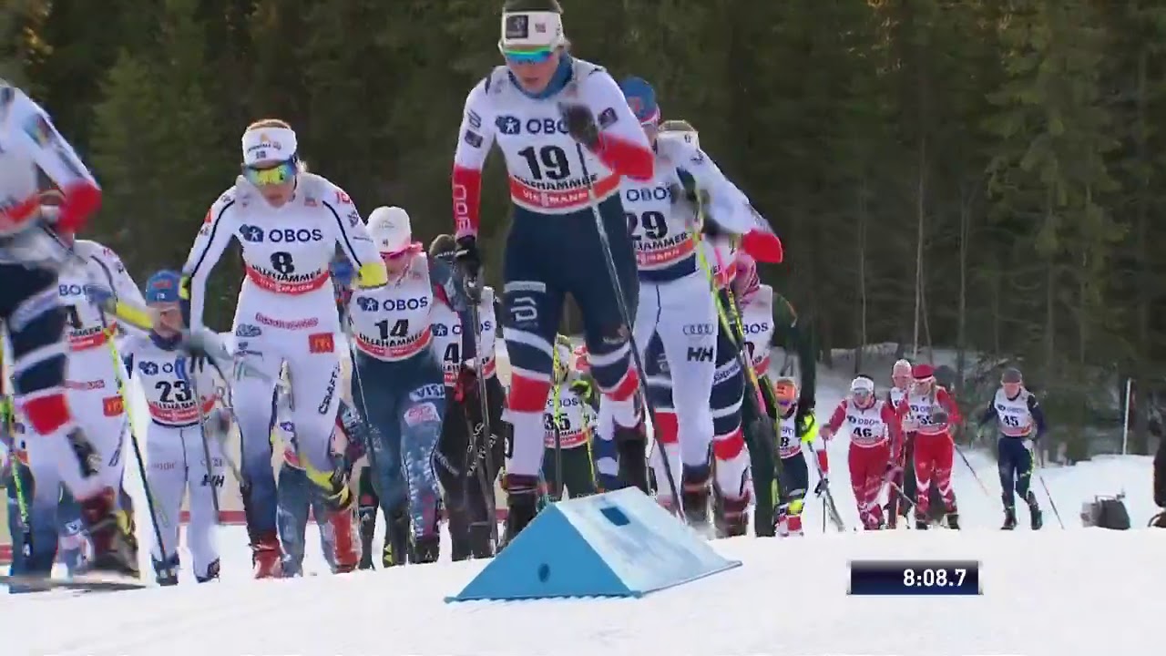 Längdskidor Världscupen Lillehammer 2017 - Skiathlon Damer