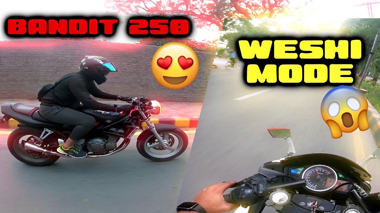 Modified Bandit 250 😲 | A Ride With Modified Bandit 250 #Pakistan #Lahore