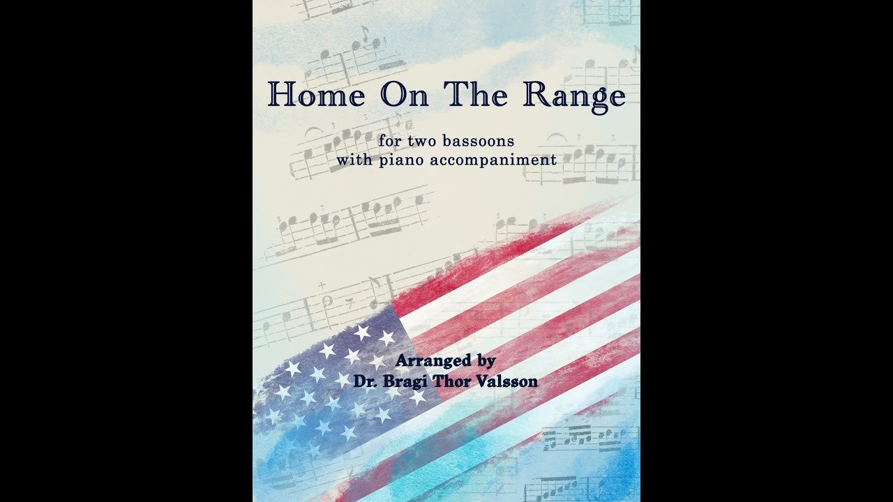 Home on the Range - two Bassoons with Piano accompaniment