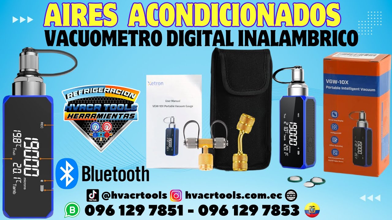 🔥 NUEVO Vacuometro Digital Inal&aacute;mbrico