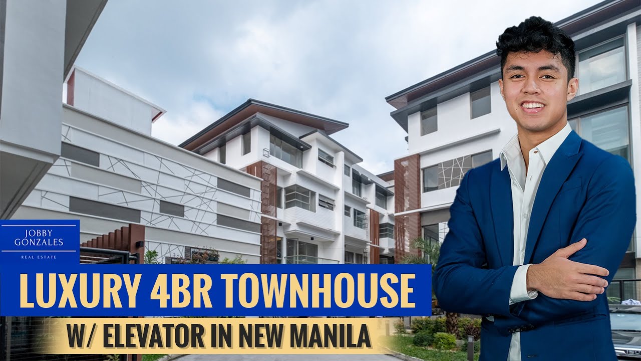 Luxury 4BR Townhouse w/ Elevator in New Manila - A Spacious Haven Close to the City! (SOLD)