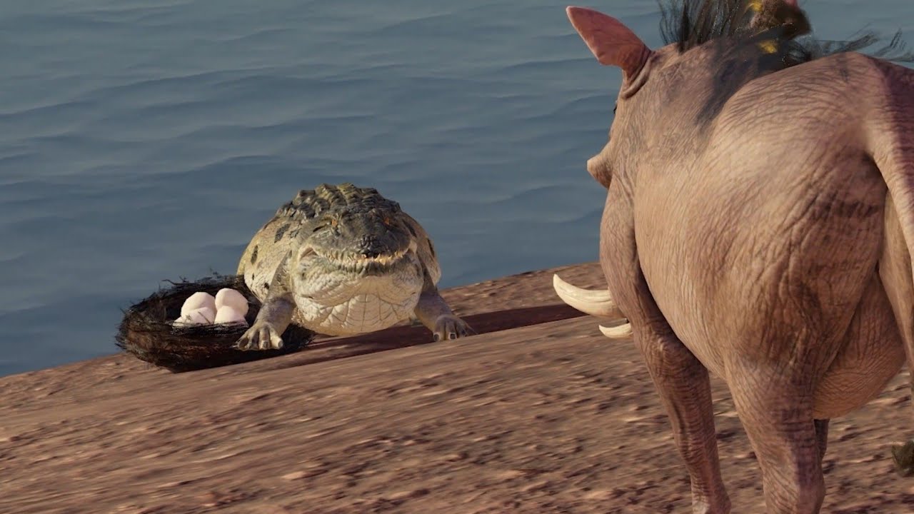 🐗🥚 Preview: Warthog + Egg Nesting! 🔥