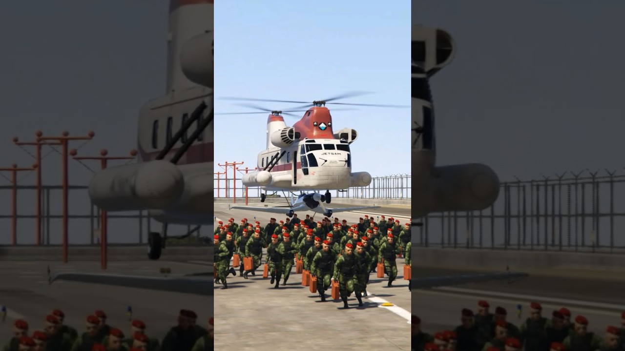 10k Paratroopers Deployed from Cargo Helicopter Obliterated in Surprise Strike#BattleScene #Attack