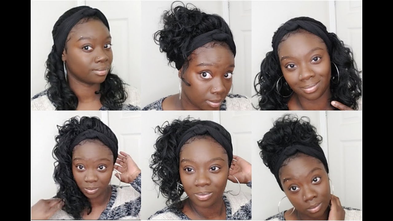 6 easy ways I style my perimeter versatile crochet wig! (part2)
