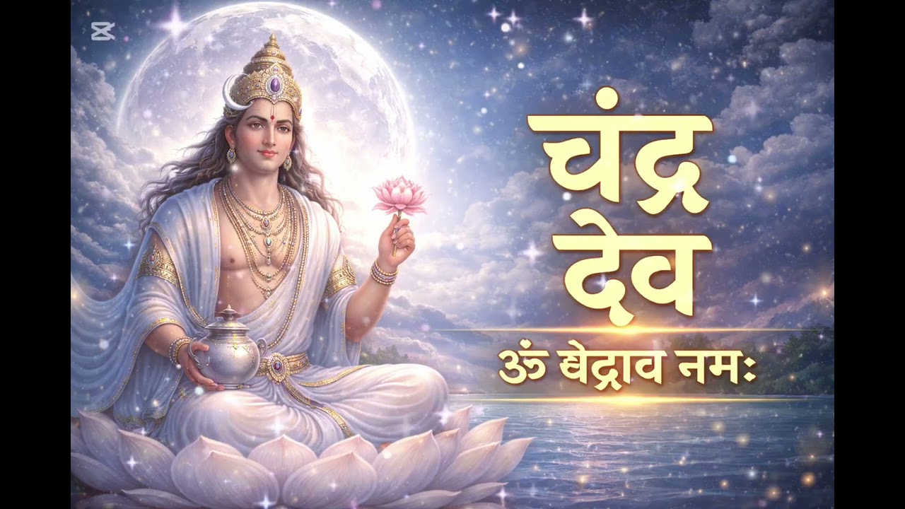 चंद्र देव भजन | Om Chandraya Namah | Chandra Dev Bhajan for Peace, Mind Calm & Moon Blessings