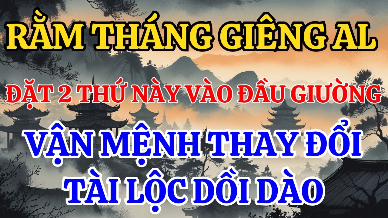 Rằm Tháng Giêng AL Đặt 2 Thứ Này Vào Đầu Giường. Vận Mệnh Thay Đổi.