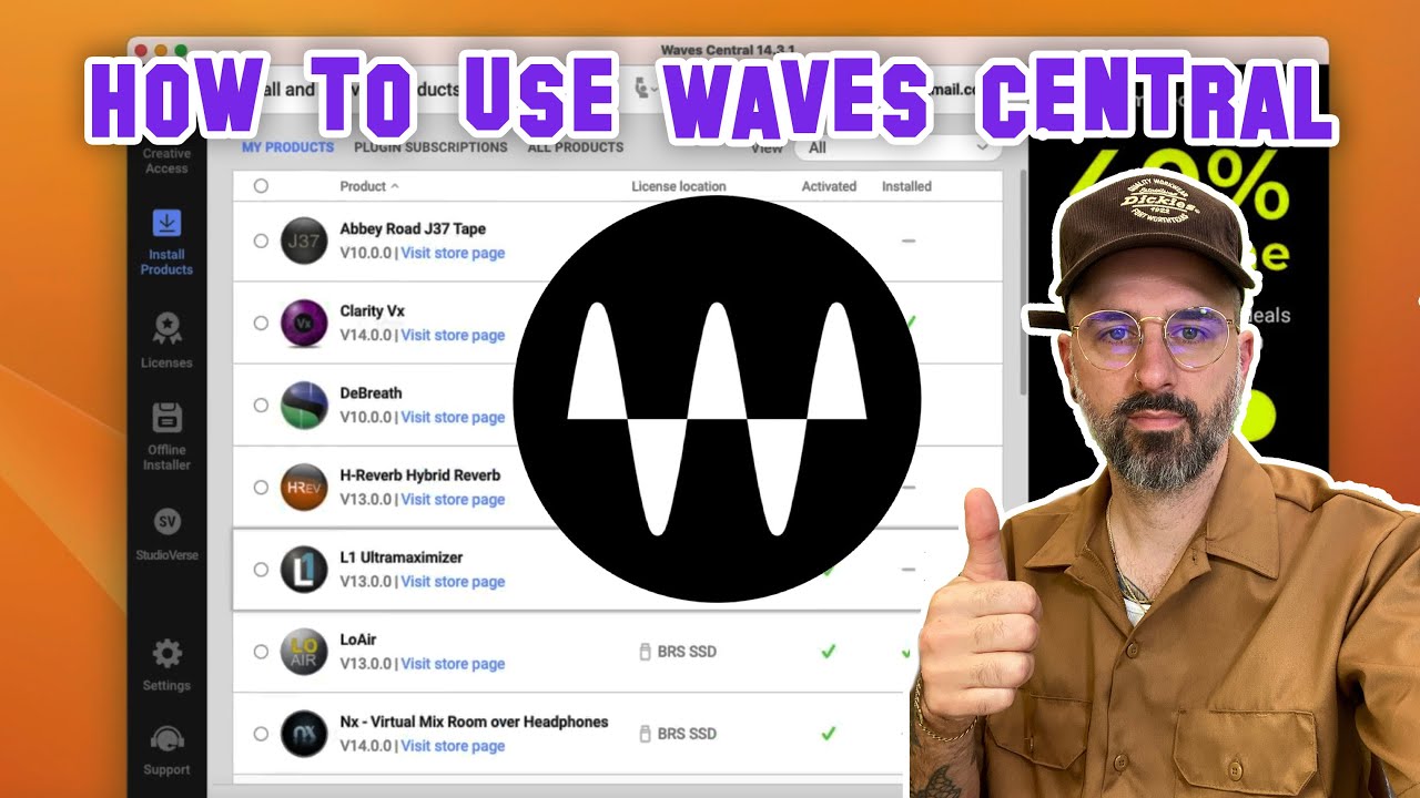 Как установить плагины Waves в Pro Tools