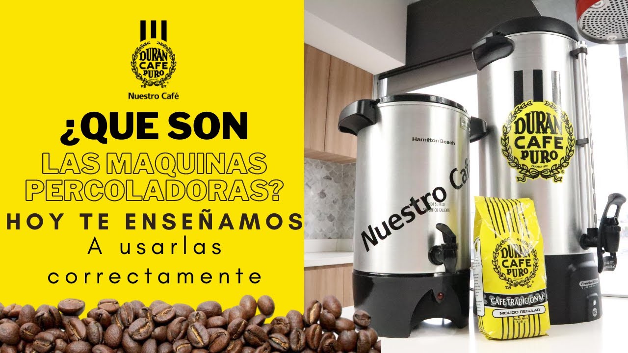 ¿Sabes que son las percoladoras? Hoy te explicamos sus usos
