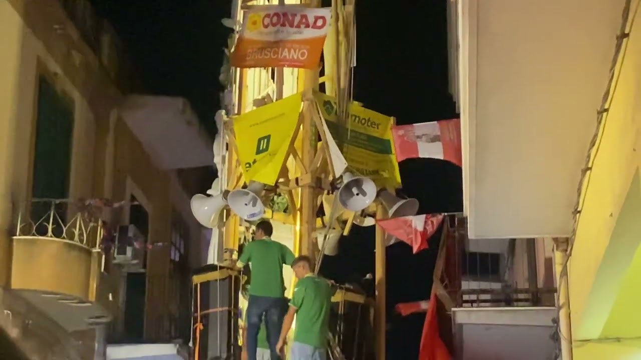 Brusciano 2024 - GIOVENTÙ alla Cimminera (dopo una tirata dalla salita)