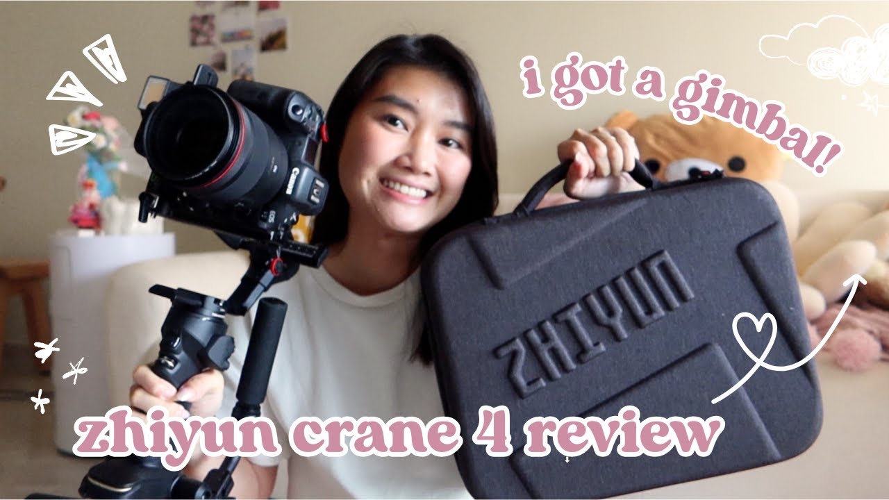 my review of the zhiyun crane 4 gimbal ✨