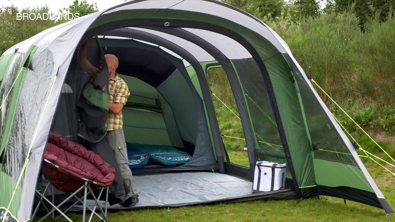 Outwell Broadlands 5A and 6A   Air Tent 2019  Innovative Family Camping