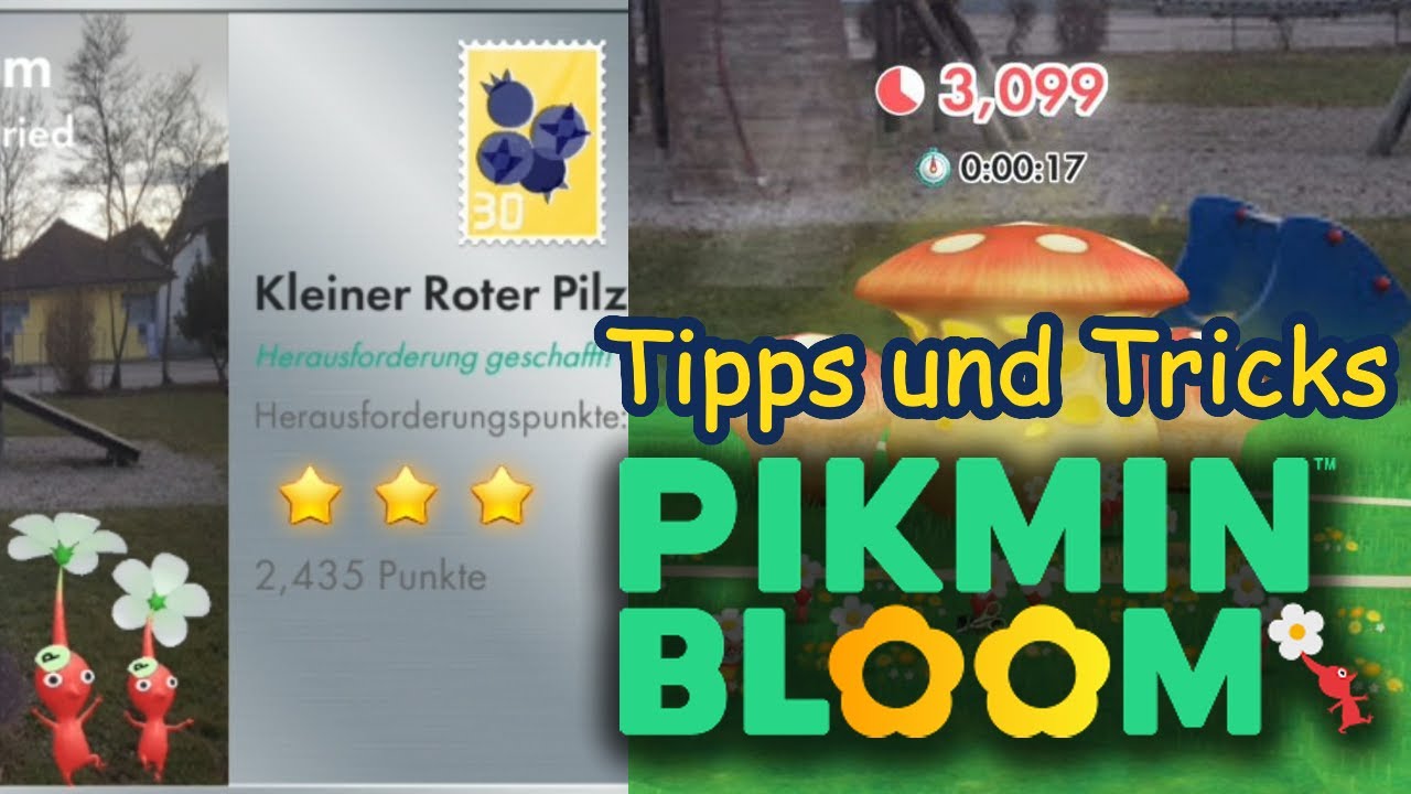 Tipps und Tricks: 3 Sterne in der Herausforderung - Pikmin Bloom deutsch