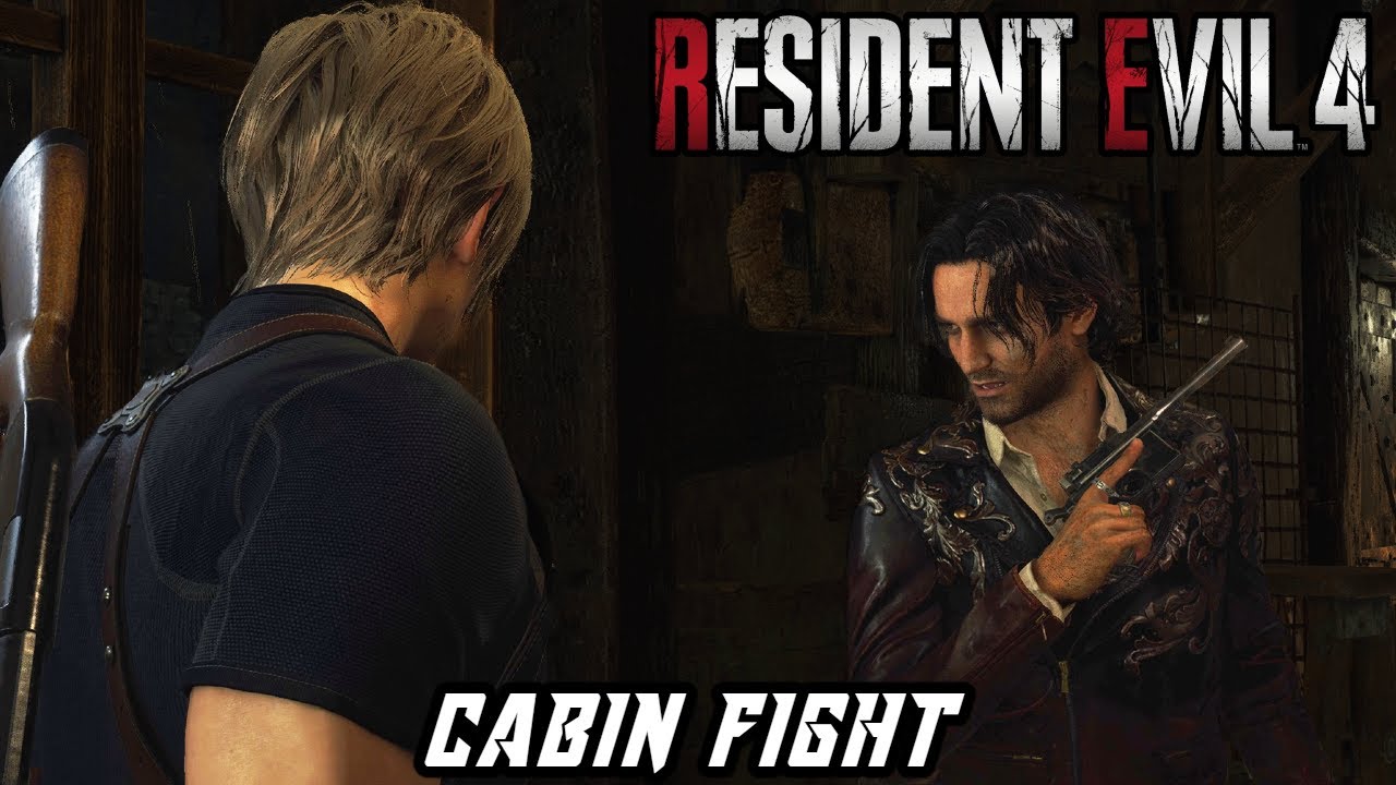 Resident Evil 4 Remake - Cabin Fight [No Damage | Hardcore]