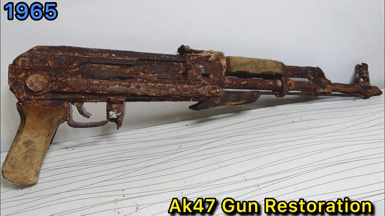 Ak47 gun restoration 1965 model,AKM restoration old gun restoration