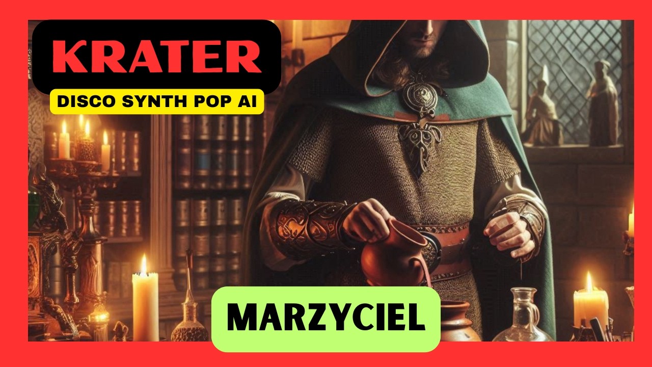 Krater Marzyciel (Official Video) Disco Synth Pop AI