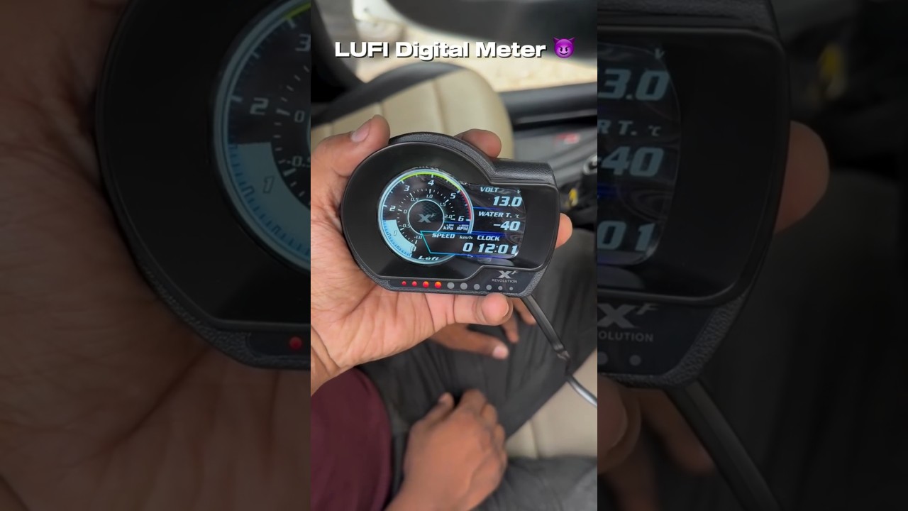 Digital meter for all cars #modificition #speedometer #modification