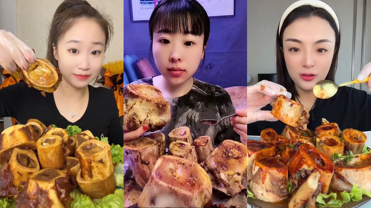 asmr mukbang thánh ăn tủy xương- beef bone marrow- 牛骨髄- 쇠고기 골수- 牛骨髓- गोमांस की अस्थि मज्जा #30