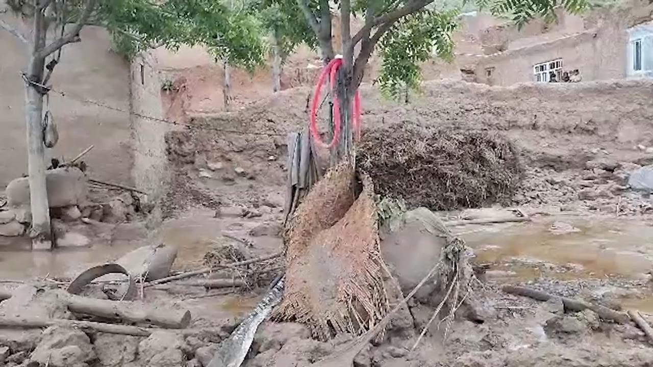 Village wrecked in aftermath of flash floods in northern Afghanistan