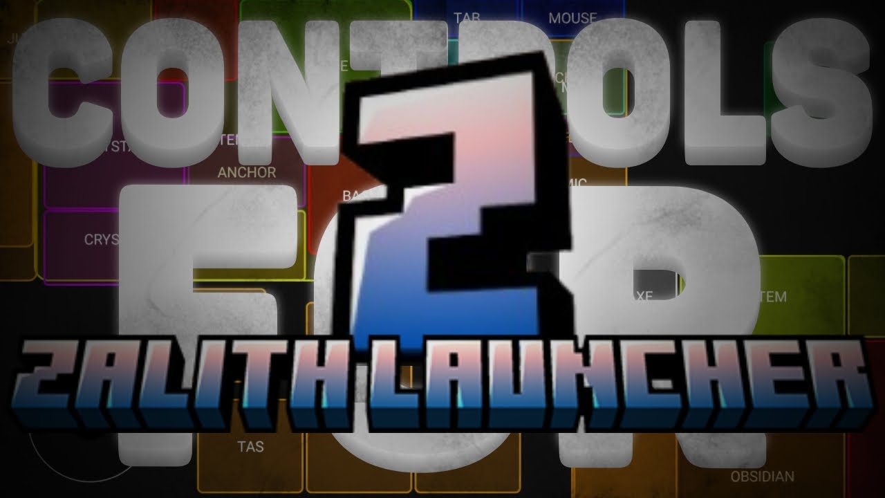 How to use MY CONTROLS in Zalith Launcher!