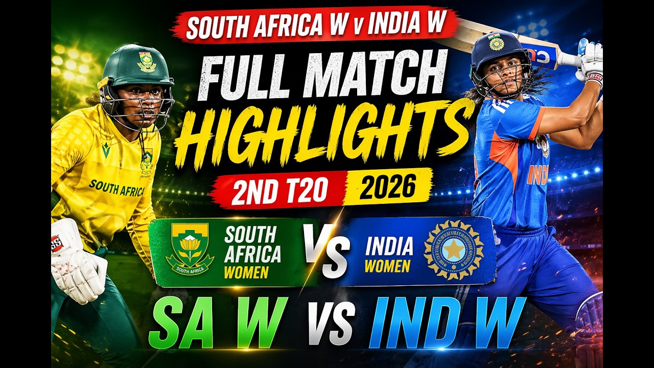 South Africa W v India W Full  Match Highlights  2nd T20 2026  SA W vs IND W  | #SAvIND |