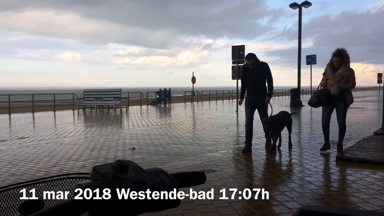 11 mar 2018 Westende-bad Belgium North Sea Thunder & lightning Iph5s
