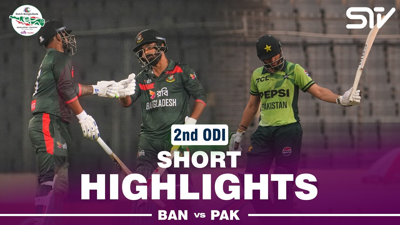 Short Highlights | Bangladesh vs Pakistan | Match 02 | ODI Series 2026 | M9F1J