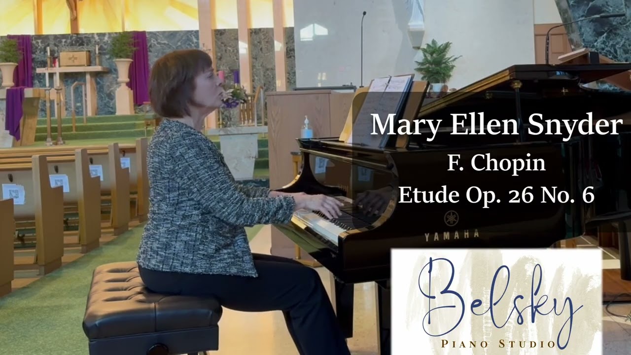 Belsky Piano Studio Presents: Mary Ellen Snyder, Chopin Etude Op. 25 No. 7