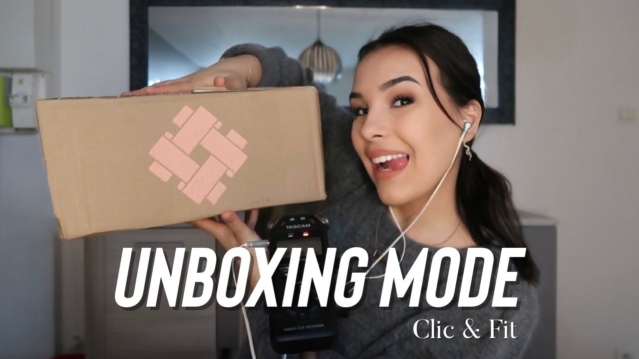 ASMR : UNBOXING CLIC & FIT  (fashion)