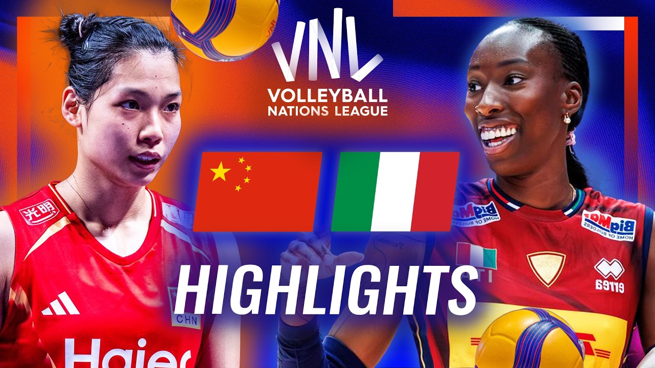 China 🇨🇳 vs. Italy 🇮🇹 - Bronze Match | Highlights | Women's VNL 2026