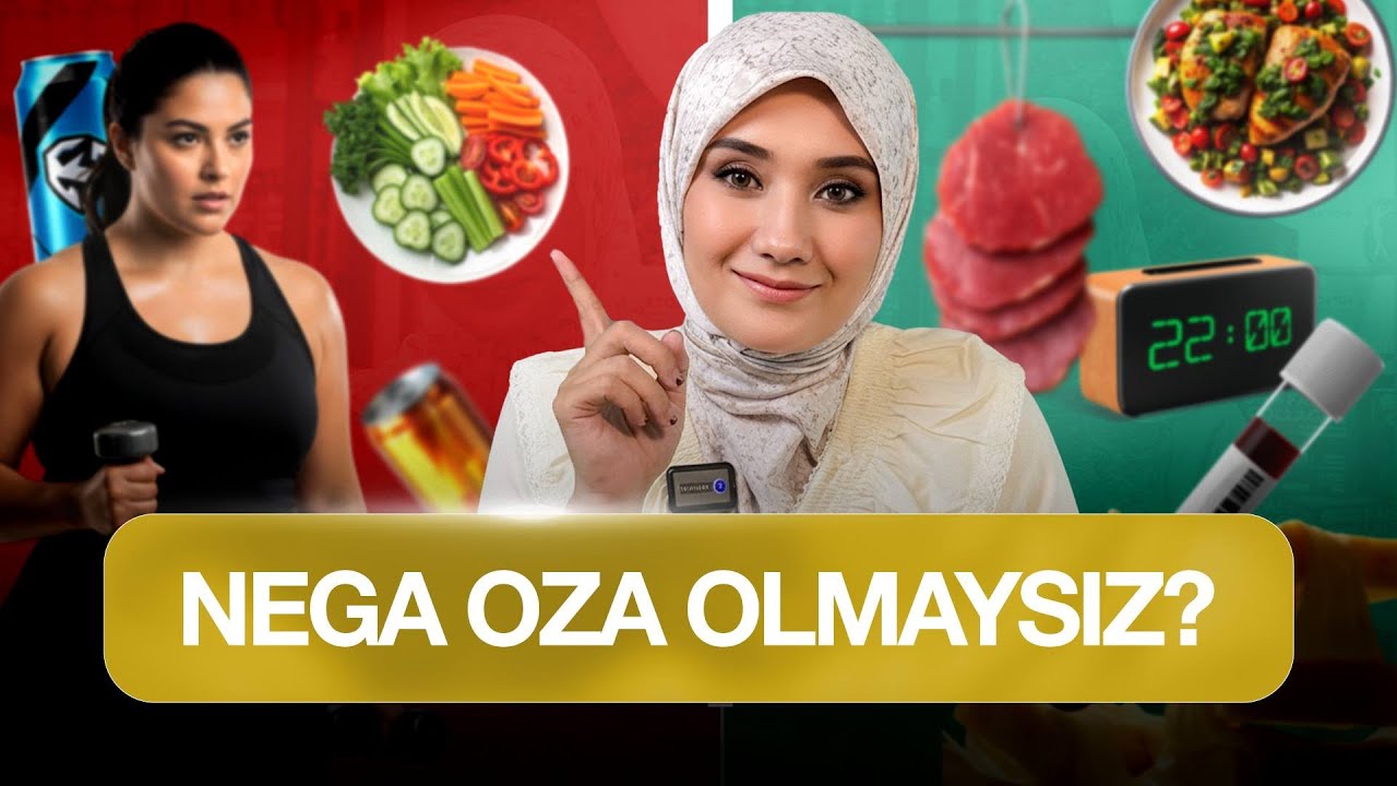 Bu usul bilan dieta qilmasangiz ham 10 kg ga ozasiz | OSIYO ISMAILOVA