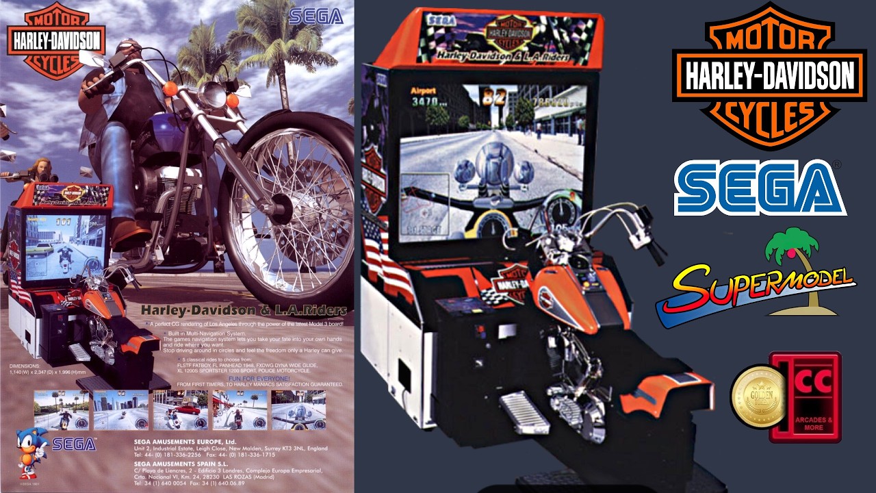 Harley-Davidson & L.A. Riders (Arcade) - Longplay (Supermodel)